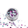 2020 Wholesales chunky glitter dot  flakes for ornament  all festivals, Christmas, makeup as nail art, lipsticks, eye shadow etc